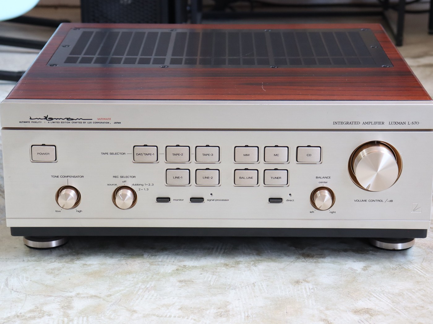 【中古・難あり】LUXMAN プリメインアンプ L-570 - 画像 (3)