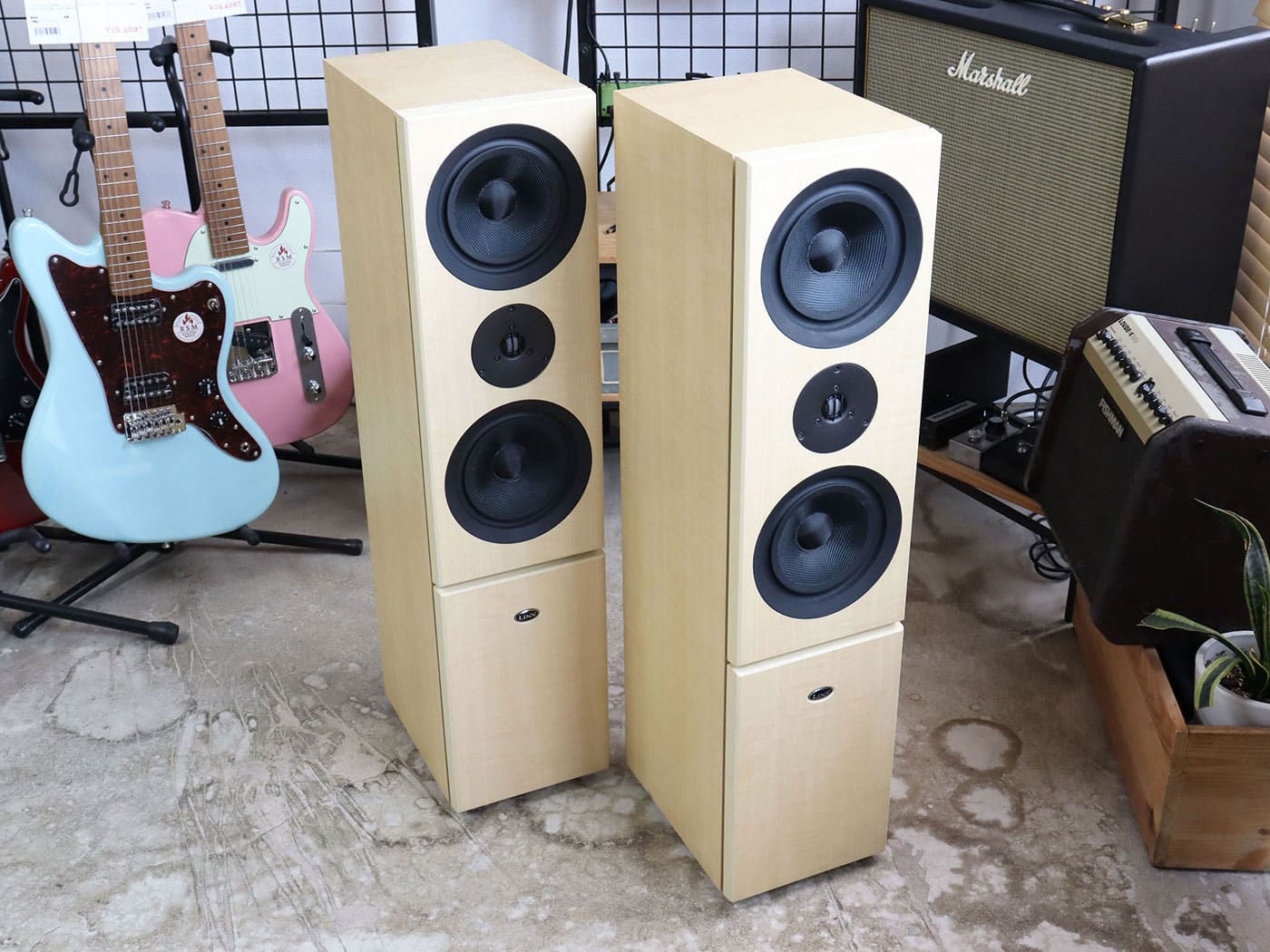 【中古】LINN KEOSA トールボーイスピーカー ペア シリアル同番