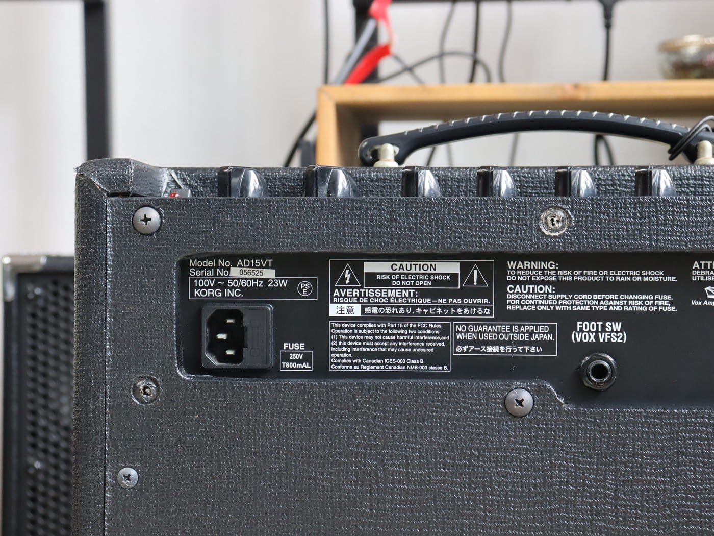 【中古・ジャンク】VOX AD15VT ギターコンボアンプ - 画像 (5)