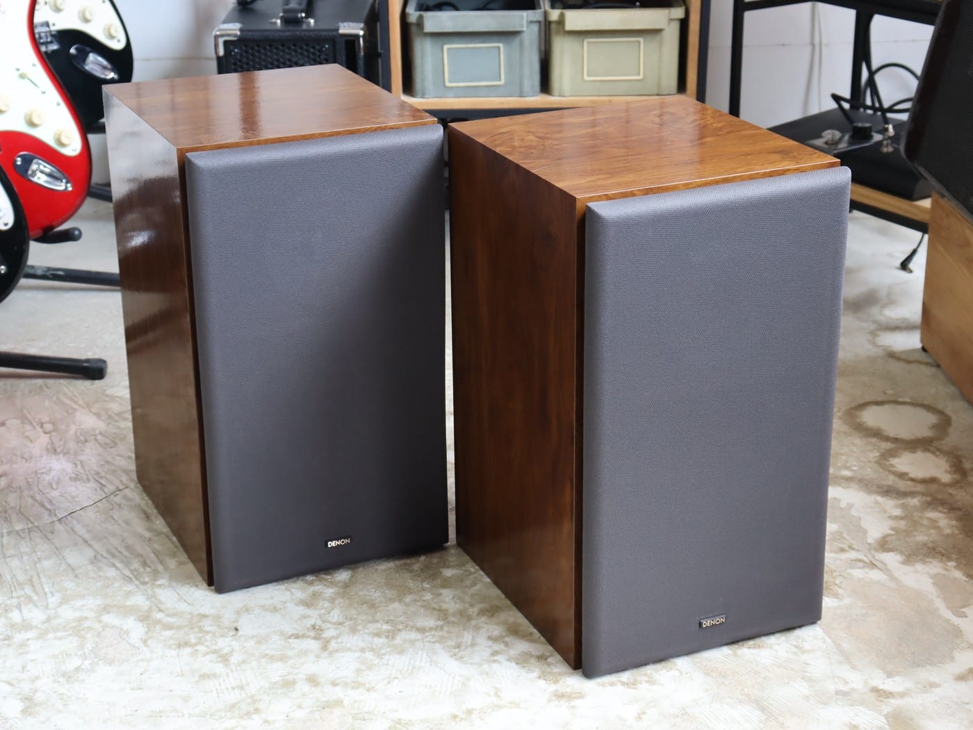 【中古】DENON SC-E535 ペア シリアル同番