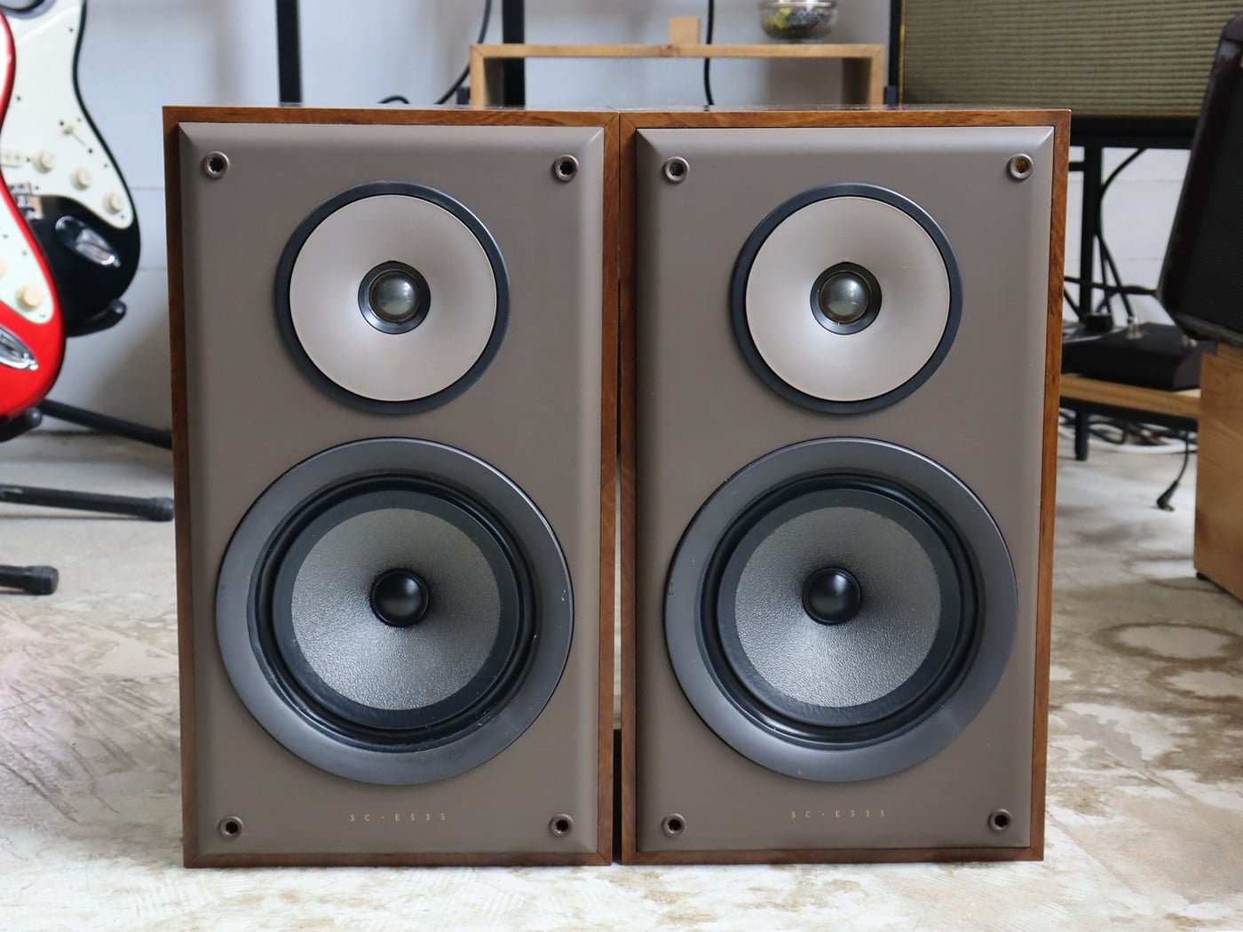 【中古】DENON SC-E535 ペア シリアル同番 - 画像 (4)