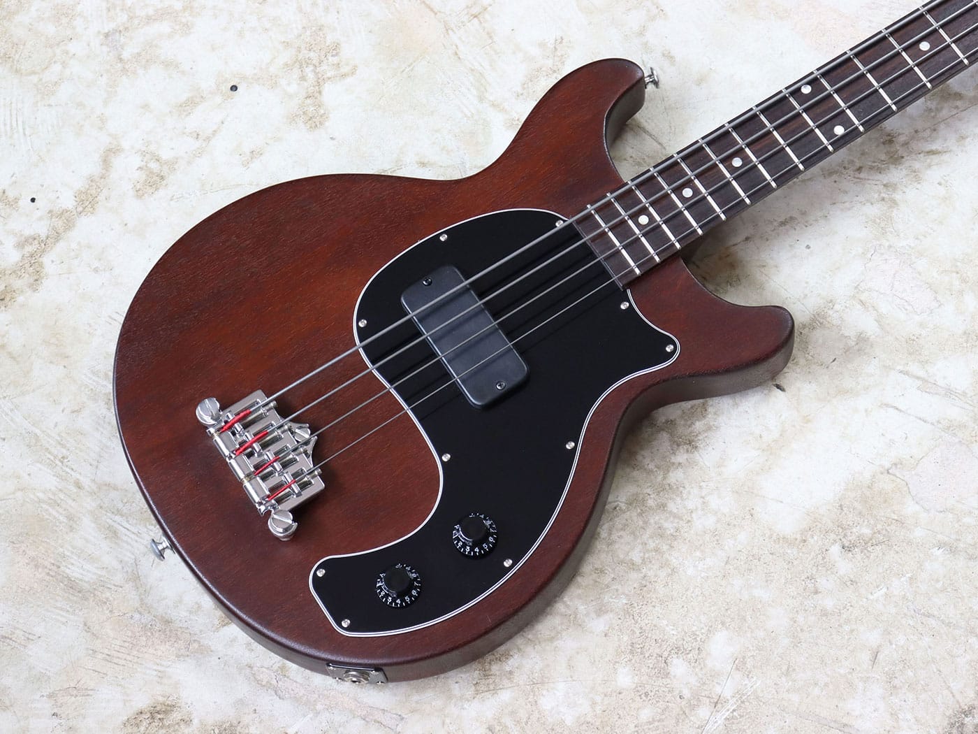 【中古】Gibson Les Paul Junior Tribute DC Bass Worn Brown エレキベース - 画像 (2)