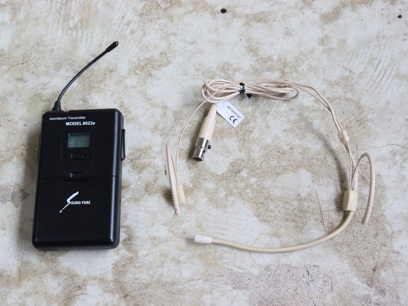 【中古】SOUND PURE 8022e SP-HH01822 トランスミッター 肌色ヘッドセットマイクセット #2