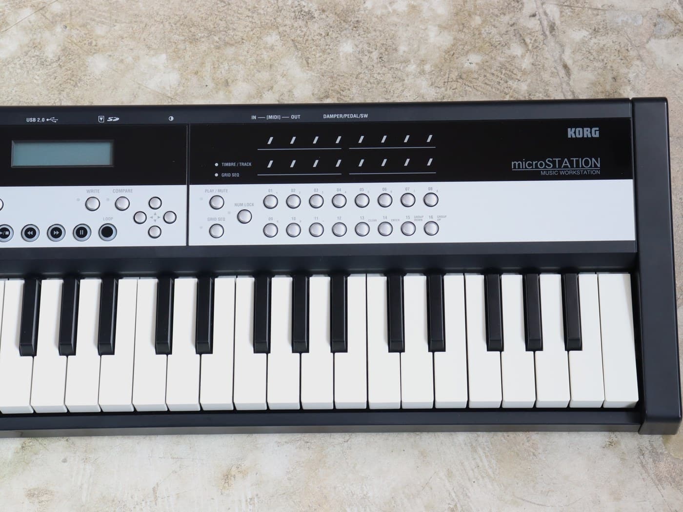 【中古】KORG microSTATION キーボード - 画像 (4)