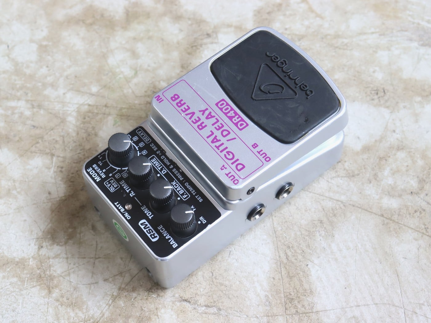 【中古】Behringer DR400 リバーブ / ディレイ - 画像 (2)