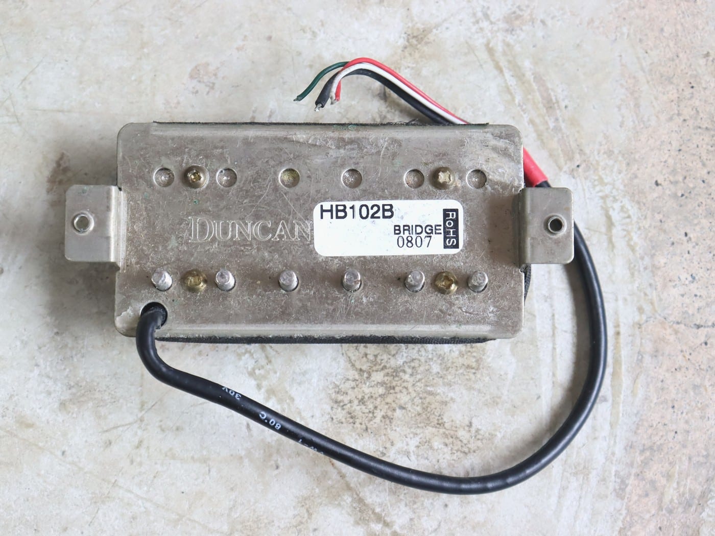 【中古】Duncan Designed HB102B ピックアップ - 画像 (2)