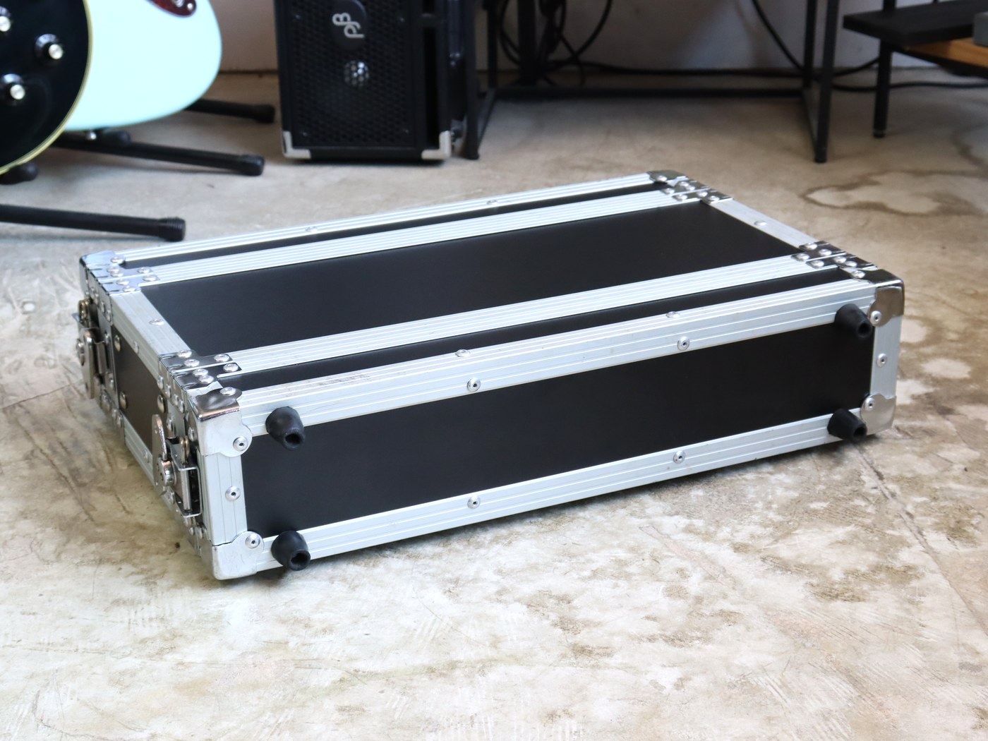 【中古】メーカー不明 ラックケース 2U 奥行き 19cm #1