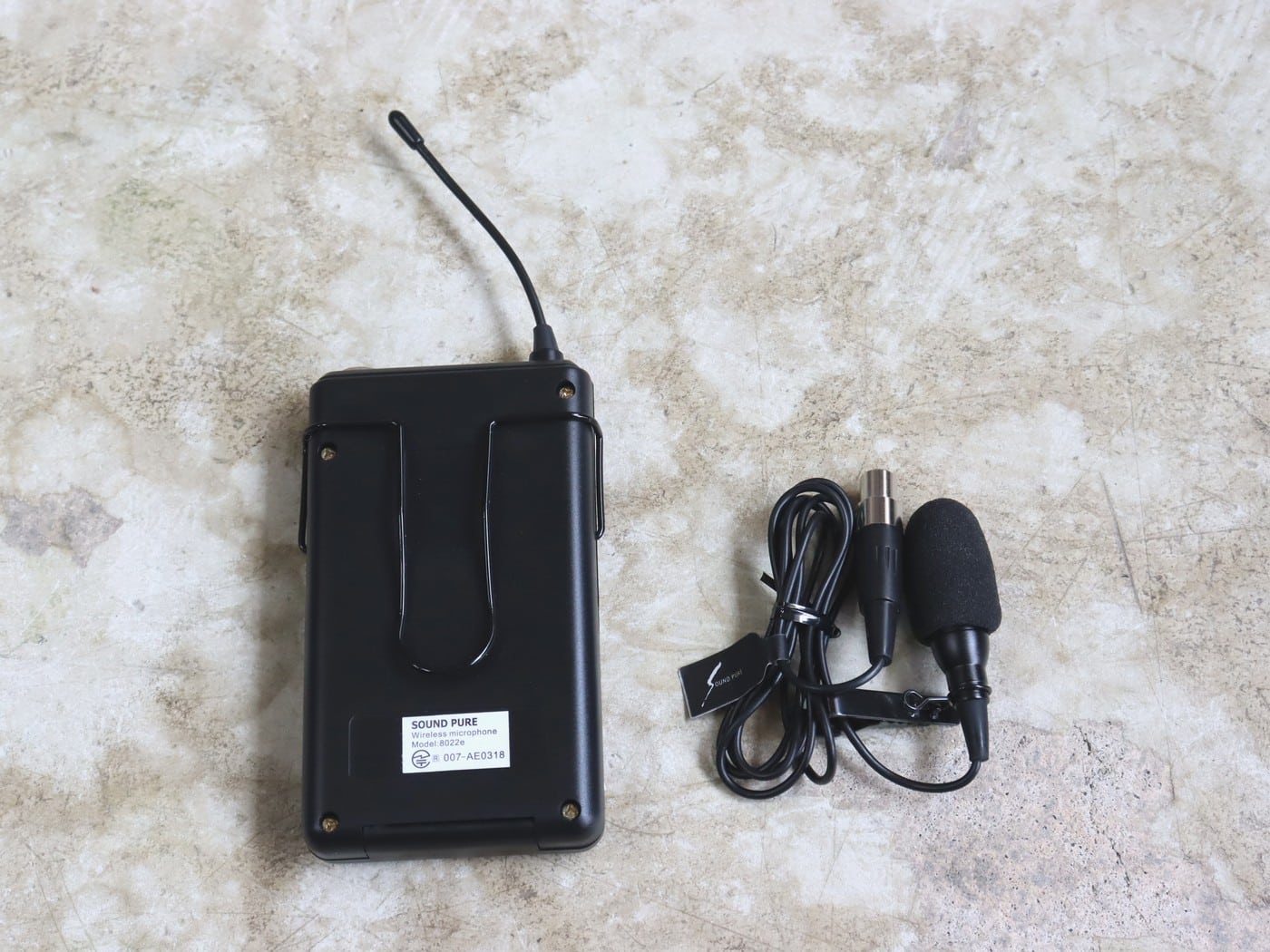 【中古】SOUND PURE 8022e SP-PIN-BK01 ピンマイク トランスミッターマイク#1 - 画像 (2)