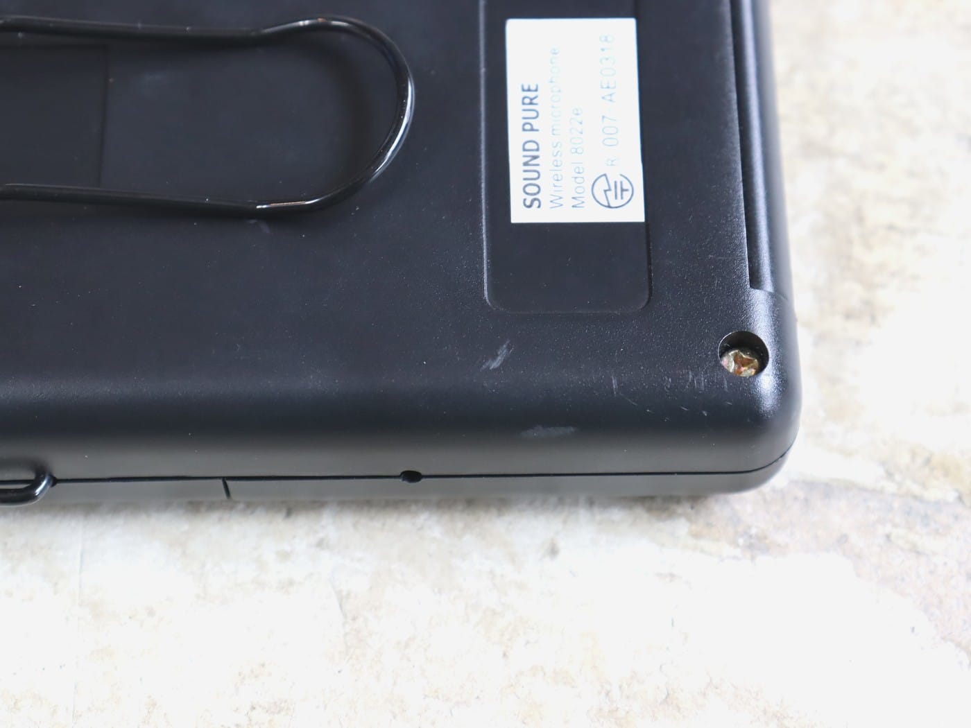 【中古】SOUND PURE 8022e SP-PIN-BK01 ピンマイク トランスミッターセット#2 - 画像 (4)