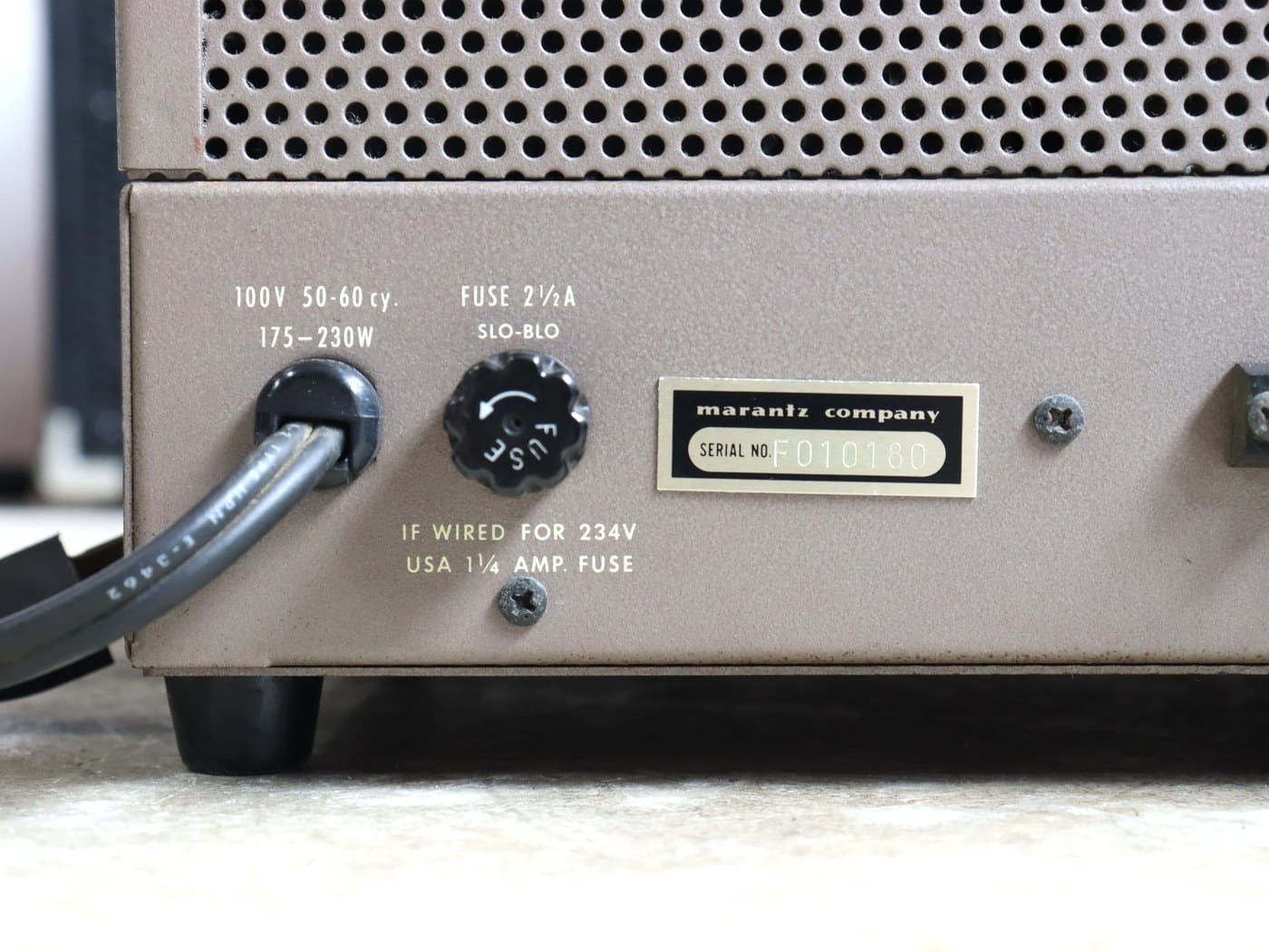 【中古】MARANTZ 8BK 真空管パワーアンプ - 画像 (8)