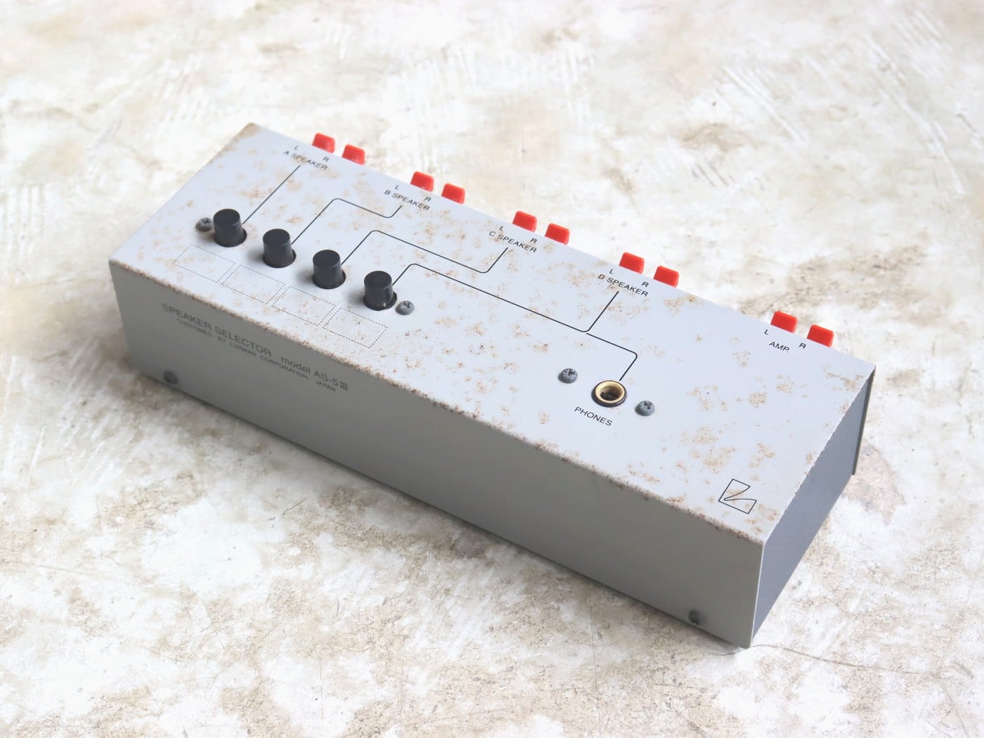 【中古】LUXMAN AS-5III スピーカーセレクター