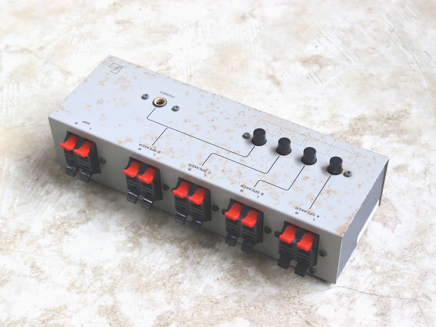 【中古】LUXMAN AS-5III スピーカーセレクター - 画像 (2)