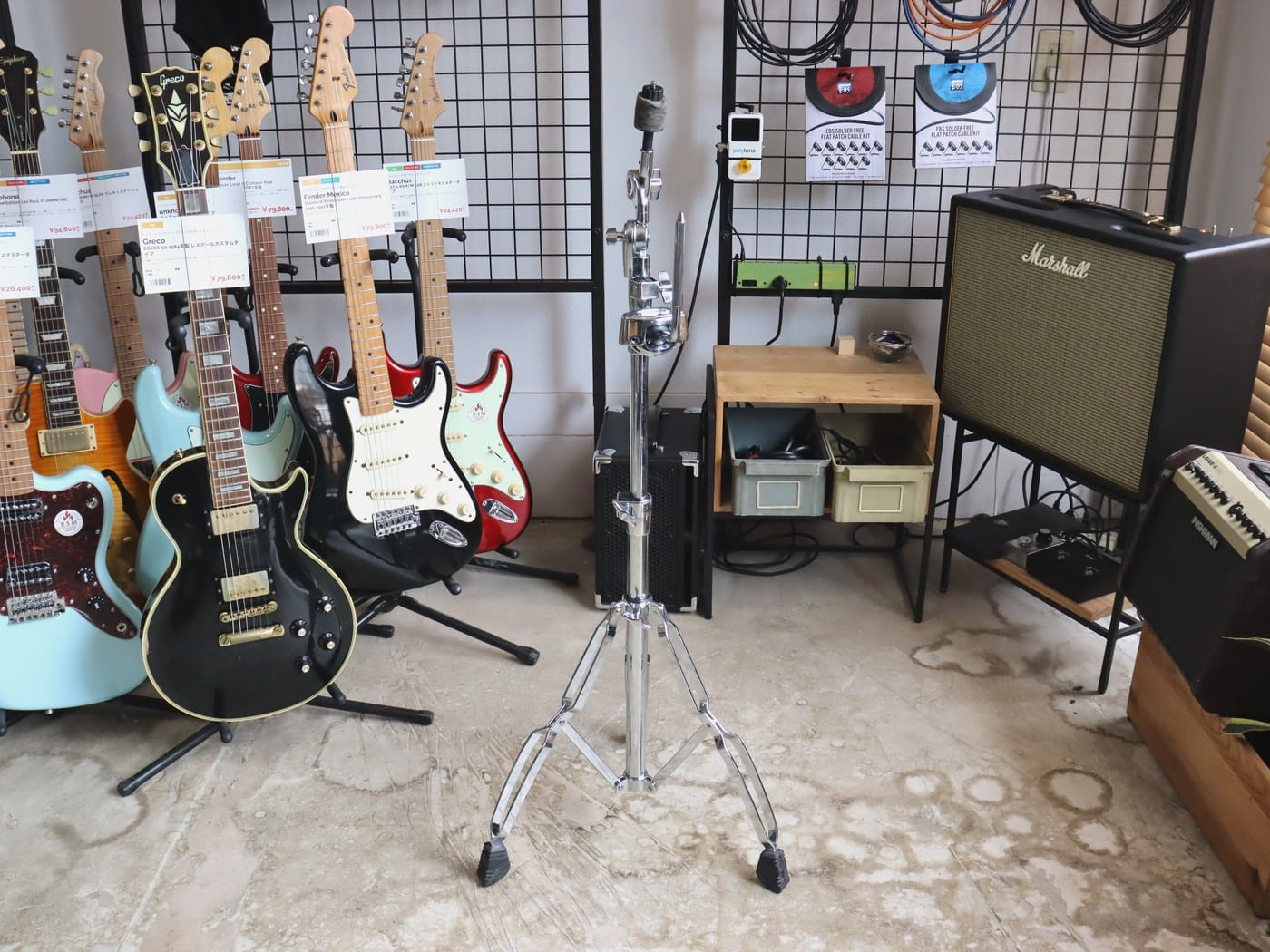 【中古】TAMA Roadpro シンバルスタンド OmniSphere タムホルダー付属