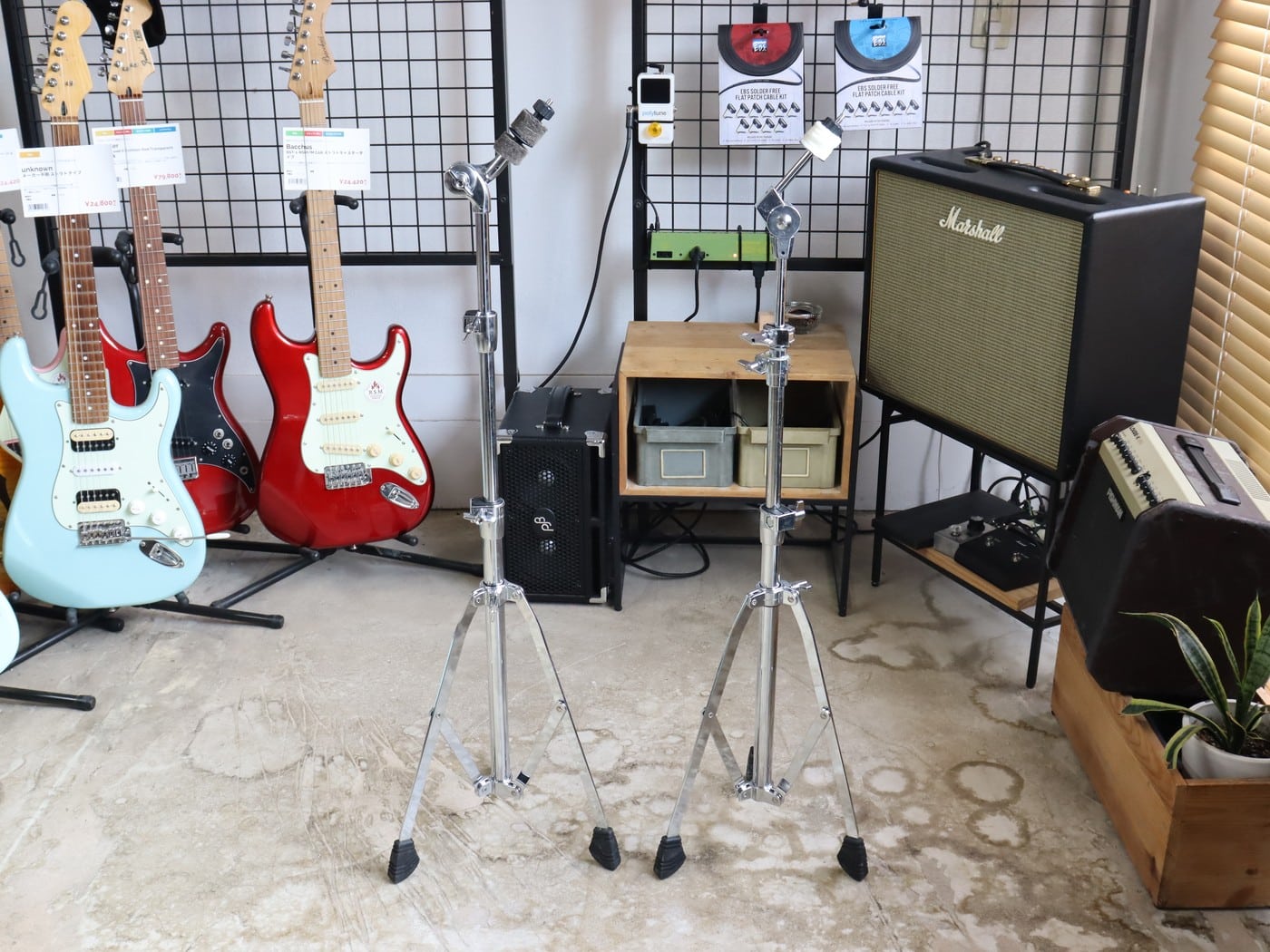 【中古】TAMA STAGE MASTER シンバルスタンド ストレート 2本セット