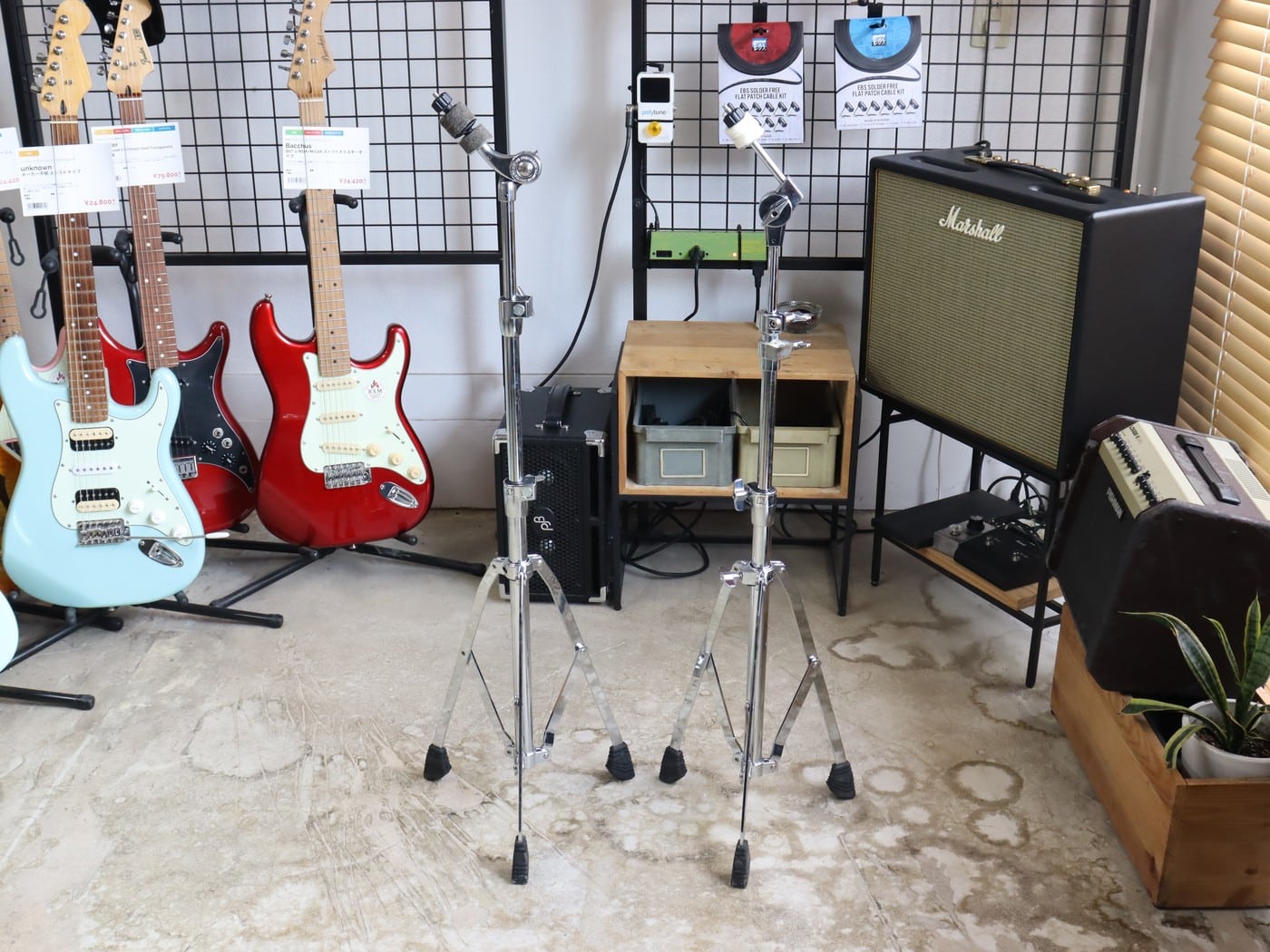 【中古】TAMA STAGE MASTER シンバルスタンド ストレート 2本セット - 画像 (2)