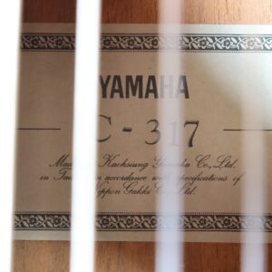 【中古】YAMAHA C-317 クラシックギター - 画像 (7)