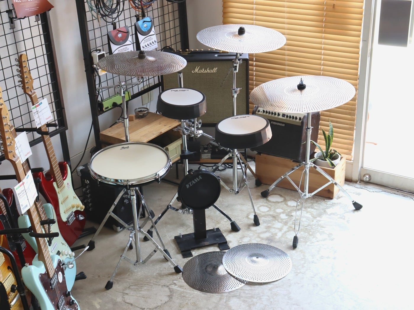 【中古】TAMA True Touch Training Kit ハイハットスタンド欠品 / スネア・キック・シンバル非純正