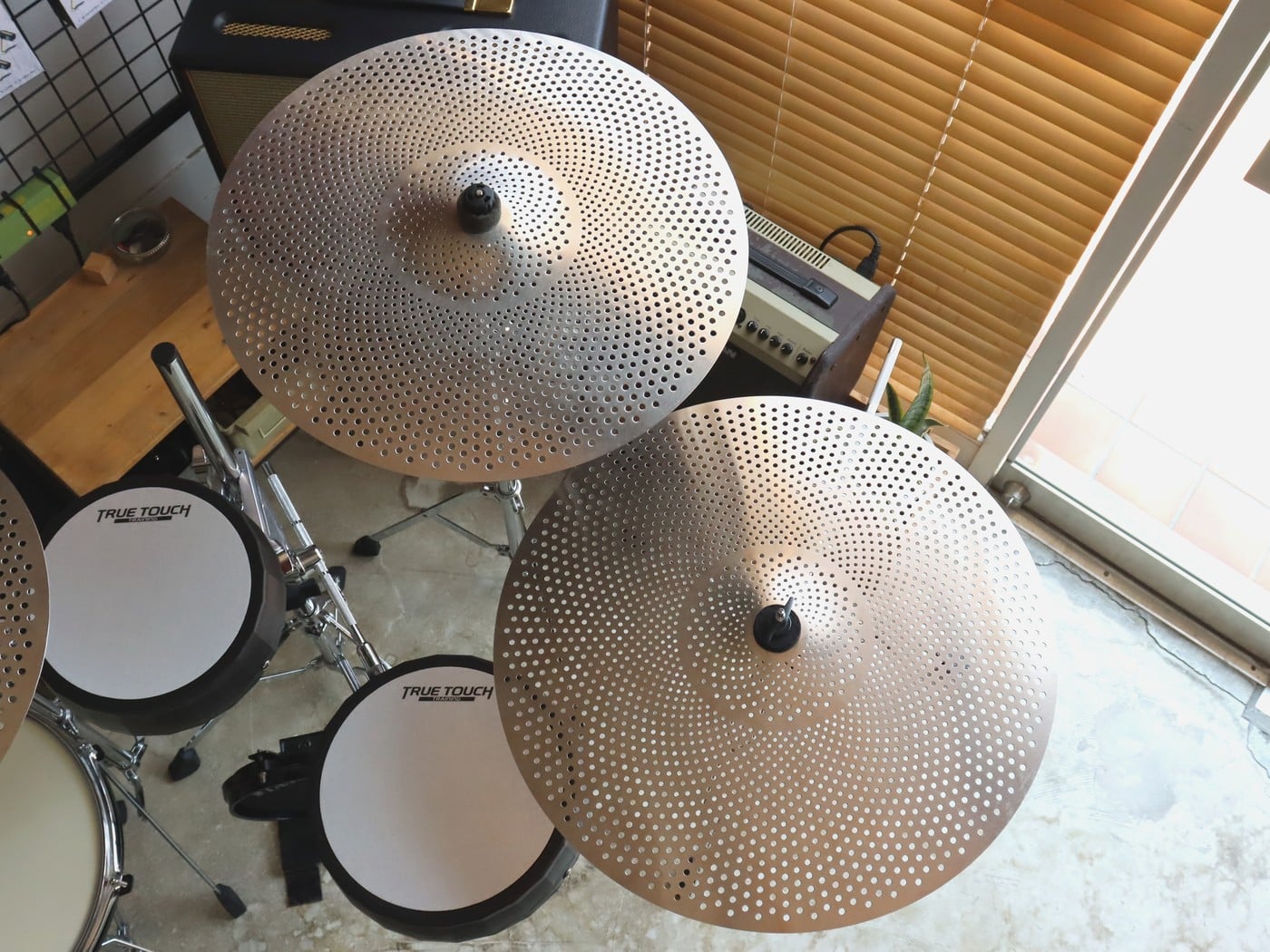 【中古】TAMA True Touch Training Kit ハイハットスタンド欠品 / スネア・キック・シンバル非純正 - 画像 (3)