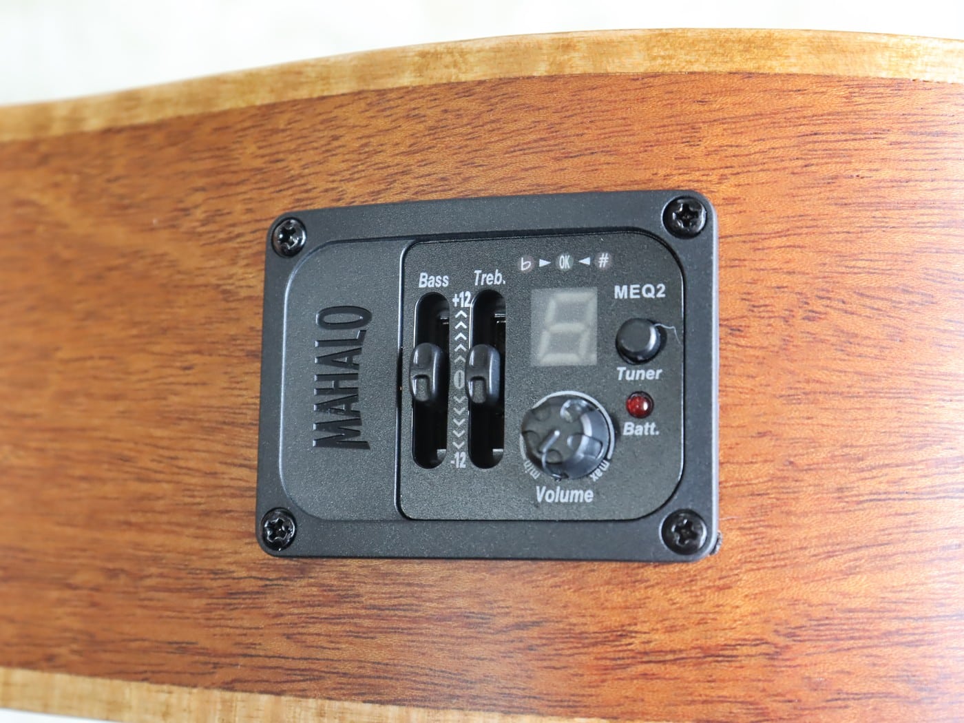 【中古・新品同様】MAHALO MM3E エレキウクレレ テナーサイズ オール単板 - 画像 (7)