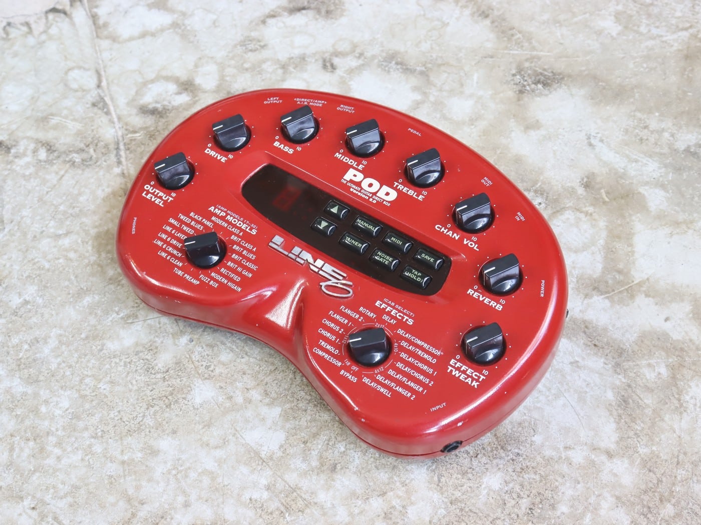 【中古】LINE6 POD 2.0 ギター用マルチエフェクター
