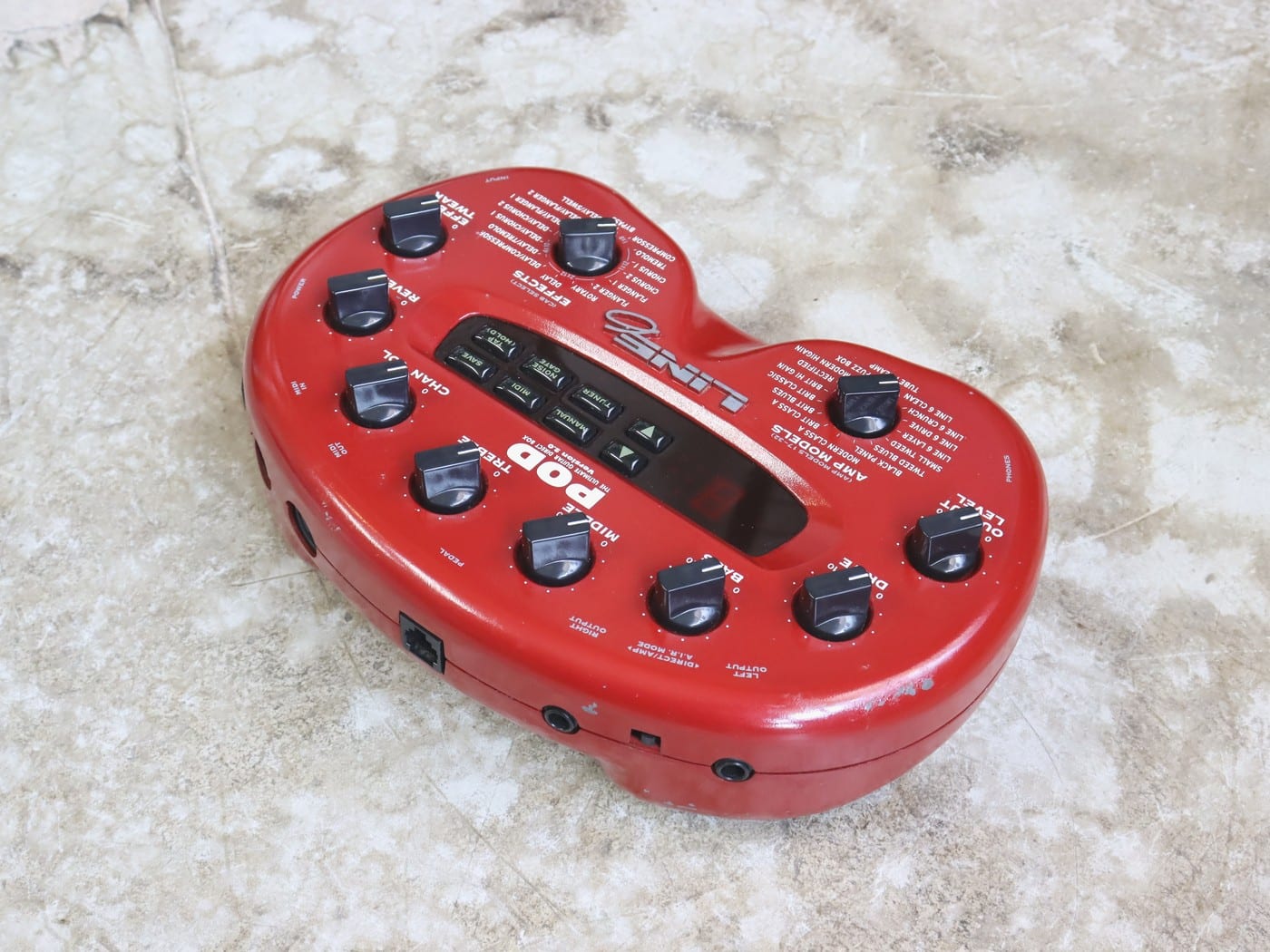 【中古】LINE6 POD 2.0 ギター用マルチエフェクター - 画像 (2)