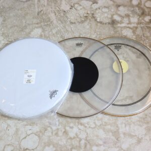 【中古】REMO 22インチバスドラムヘッドx3枚セット