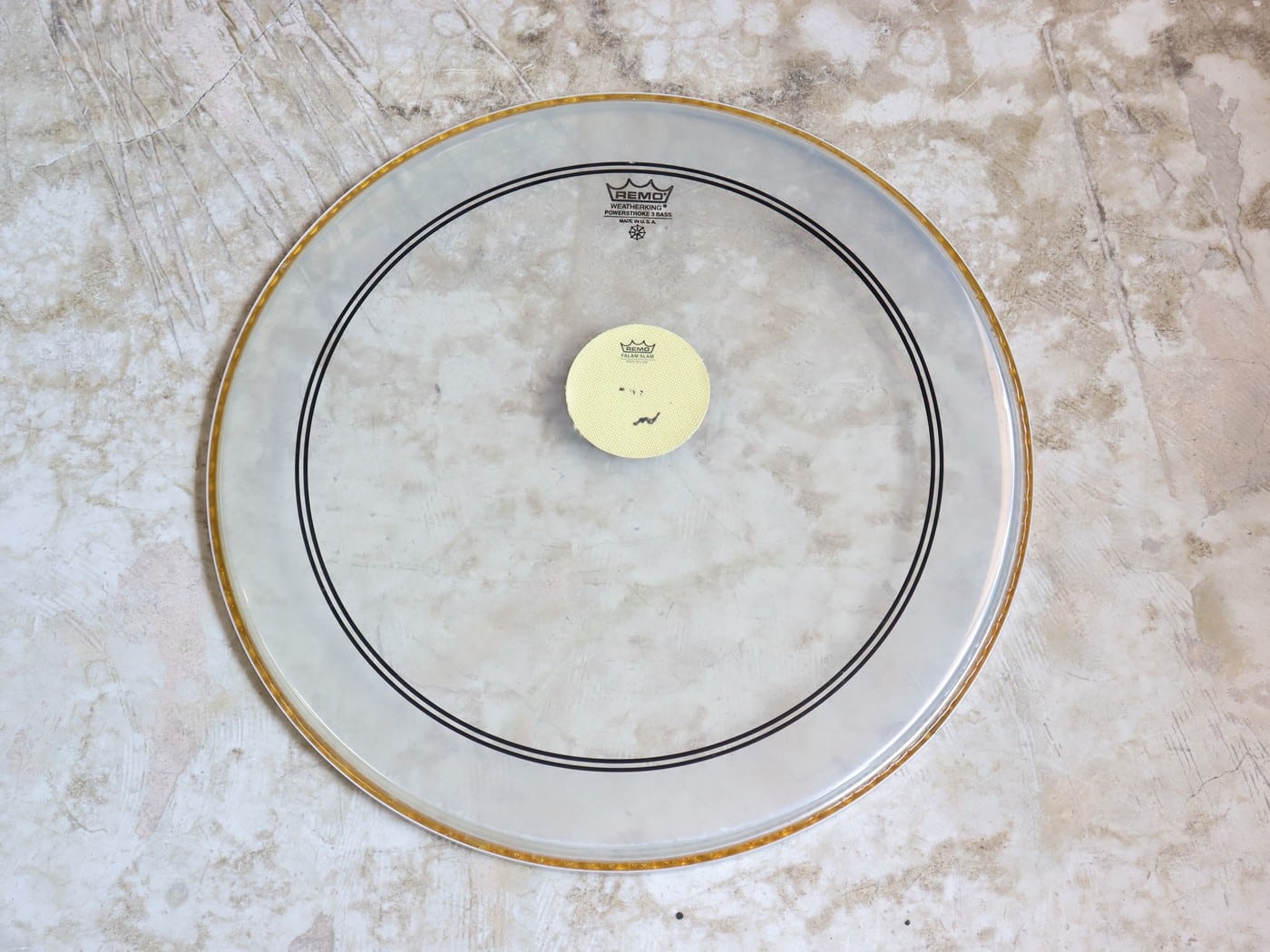 【中古】REMO 22インチバスドラムヘッドx3枚セット - 画像 (3)