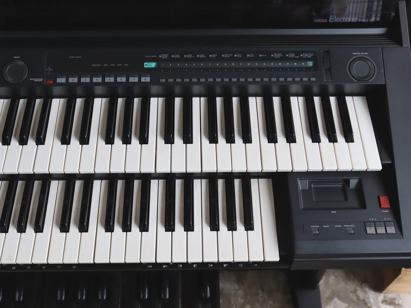 【中古・ジャンク】YAMAHA HS-5 エレクトーン 1989年製【店頭渡し可能】 - 画像 (5)