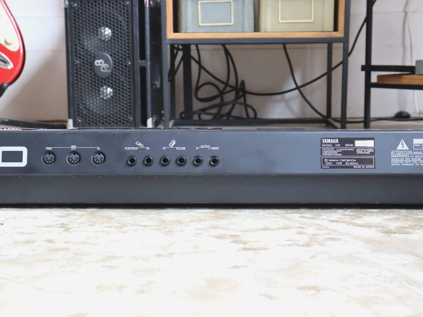 【中古・現状渡し】YAMAHA V50 シンセサイザー - 画像 (3)