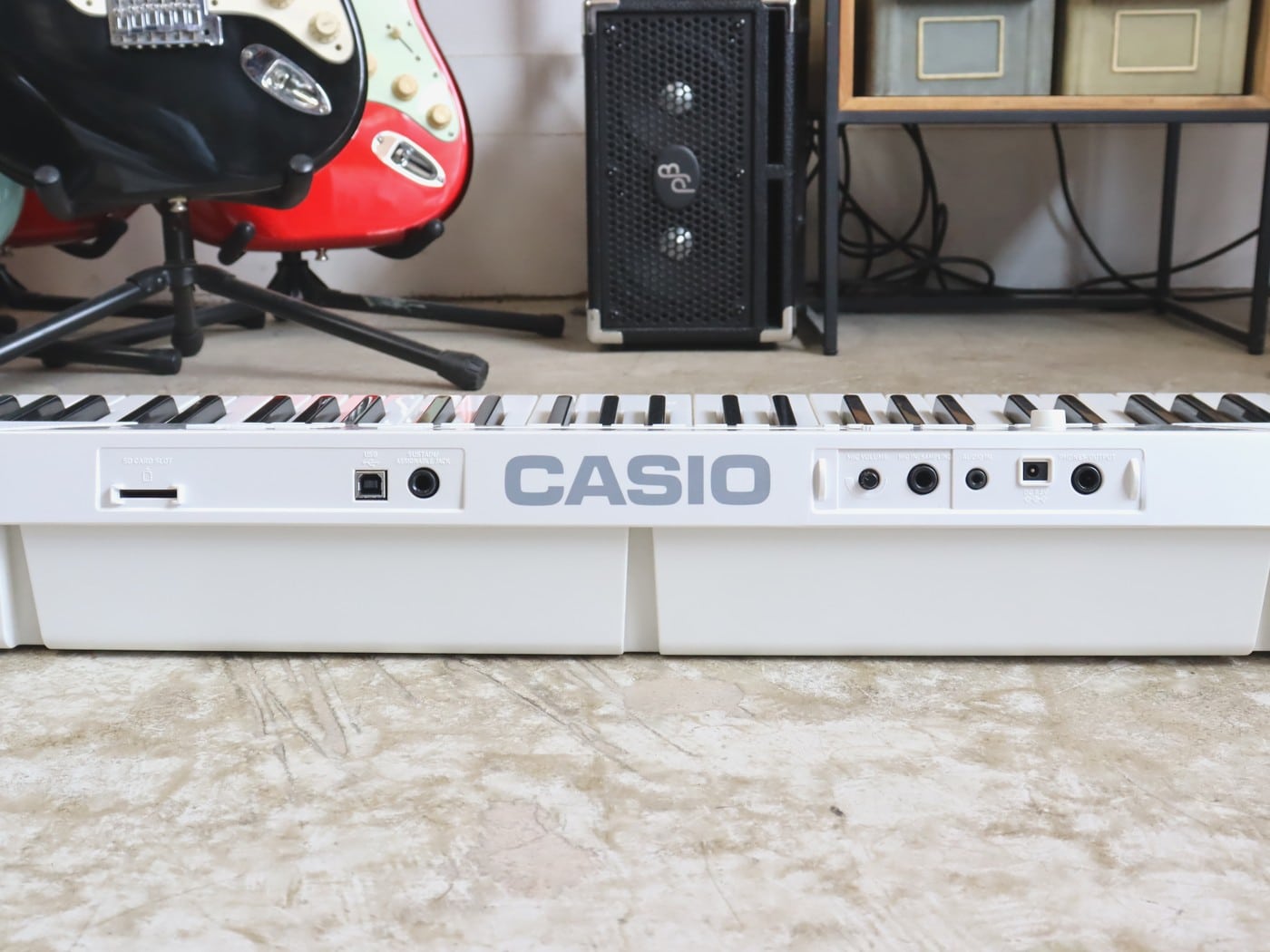 【中古】CASIO LK-211 光ナビゲーションキーボード 61標準鍵盤 - 画像 (6)