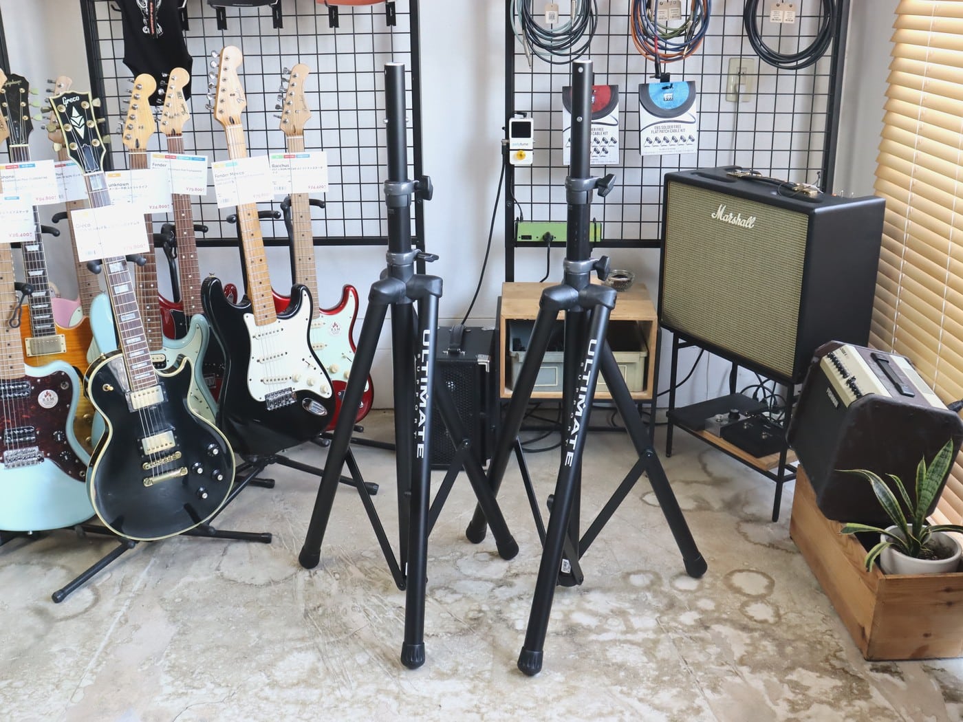 【中古】Ultimate TS80B スピーカースタンド 2本セット #1