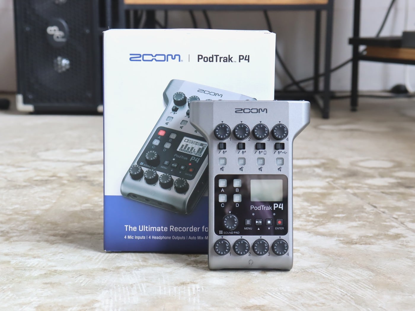 【中古】ZOOM PodTrak P4 ポッドキャストレコーダー
