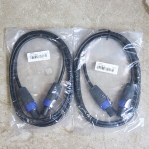 【中古・新品同様】CANARE SC02S6NLSB スピーカーケーブル 2m 2本セット