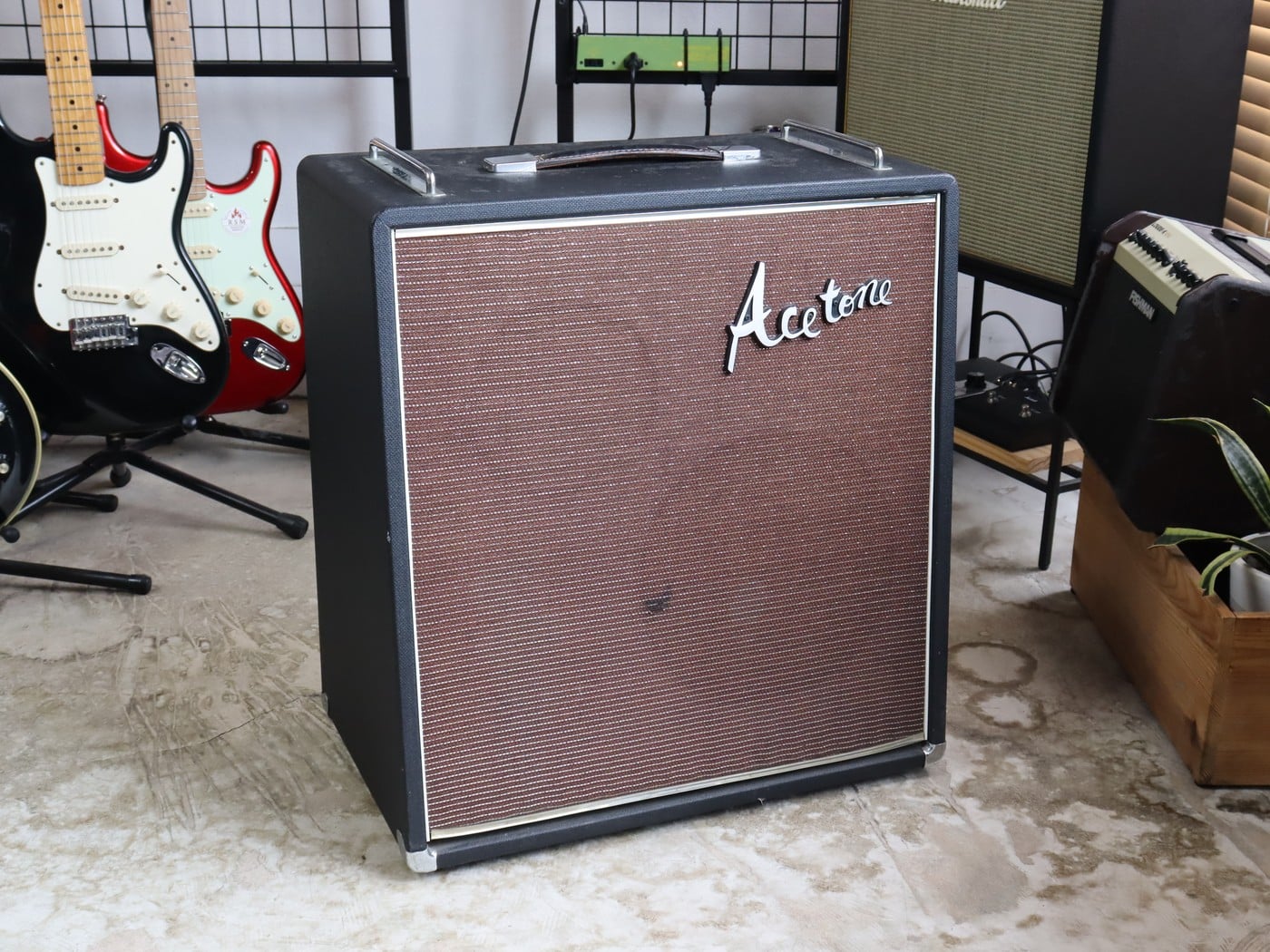 【中古・現状渡し】ACE TONE Mighty-5 ギターアンプ キャビネットセット - 画像 (6)