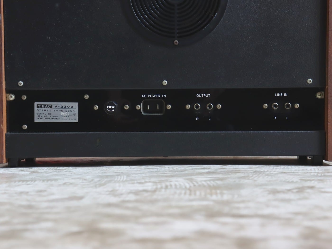 【中古・現状渡し】TEAC A-2300 オープンリール - 画像 (5)