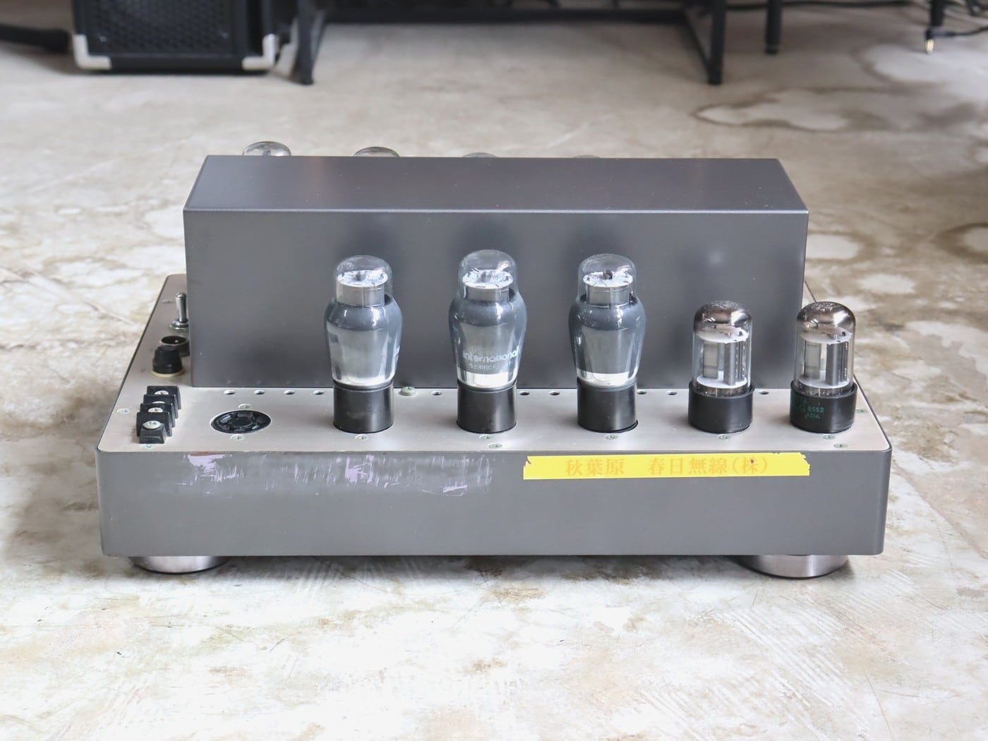 【中古・現状渡し】自作? 型番不明 真空管パワーアンプ