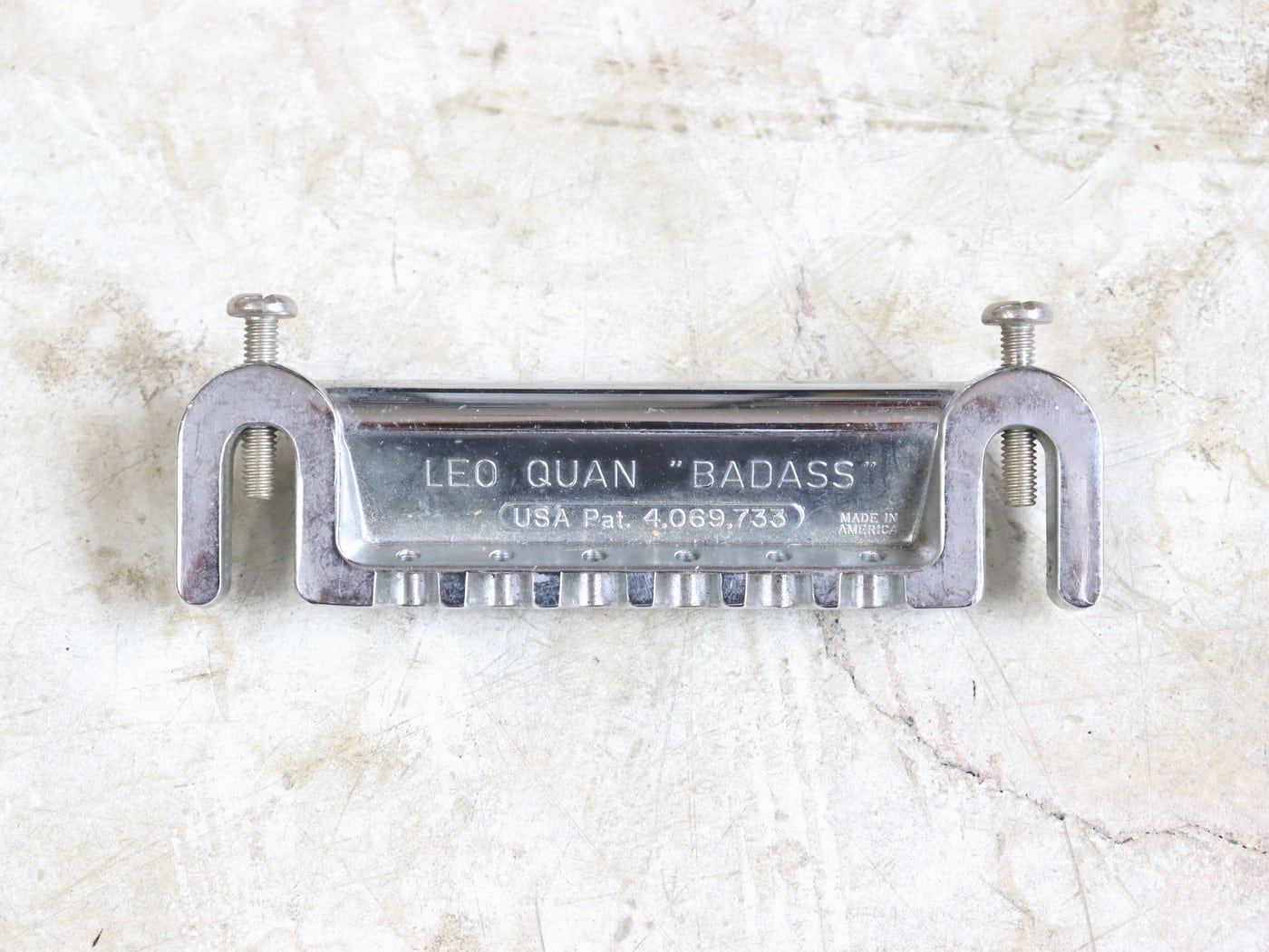 【中古・現状渡し】ALLPARTS Leo Quan Badass ギターパーツ - 画像 (2)
