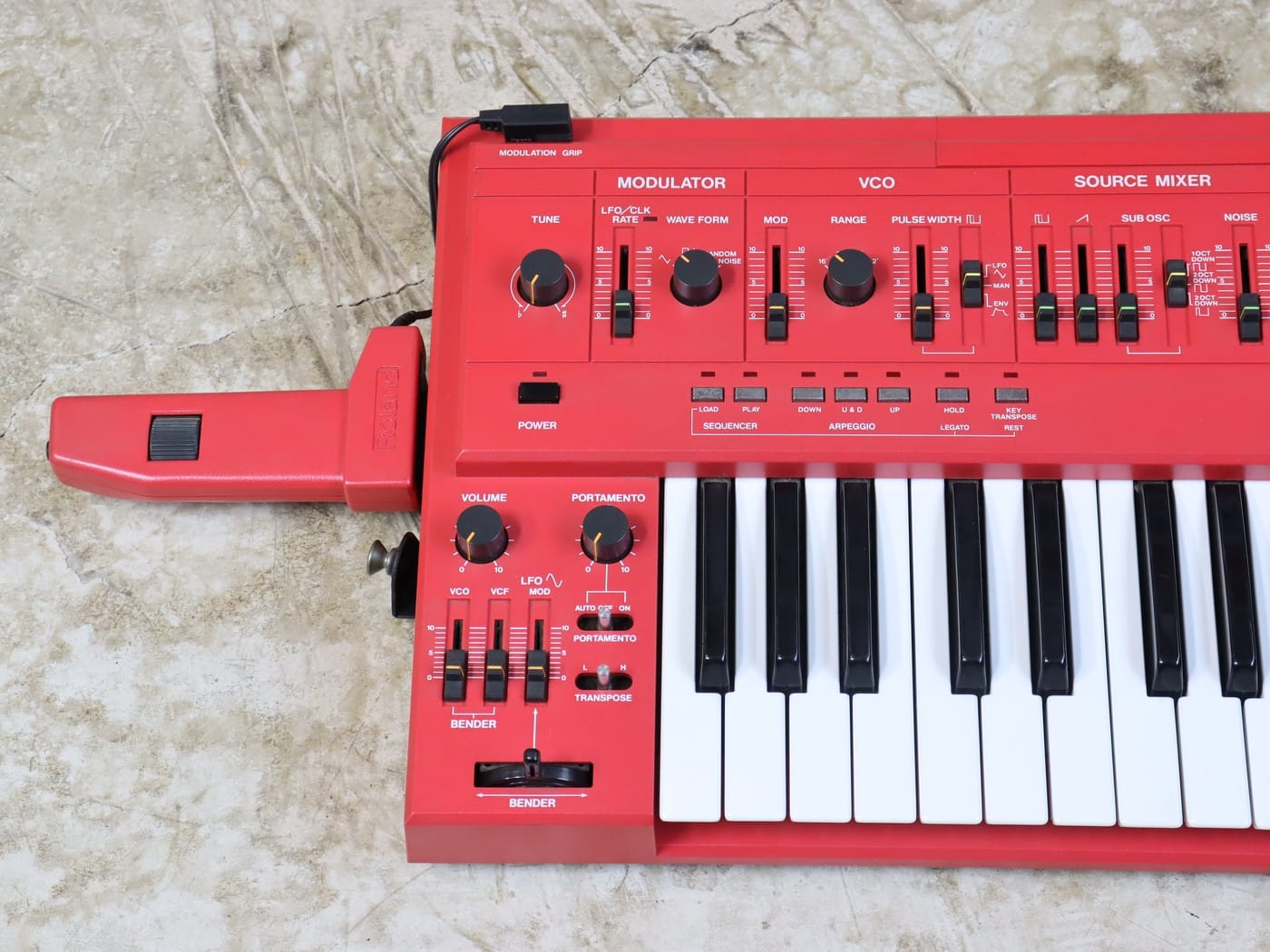 【中古】Roland SH-101 RED アナログ・シンセサイザー - 画像 (3)