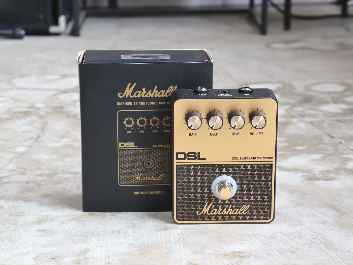 【中古】Marshall DSL Overdrive Pedal DSLFX DUAL SUPER LEAD DISTORTION