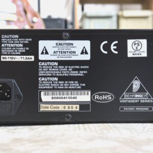 【中古】Behringer TUBE ULTRAGAIN T1953 マイクプリアンプ 2Uラックマウントサイズ - 画像 (6)