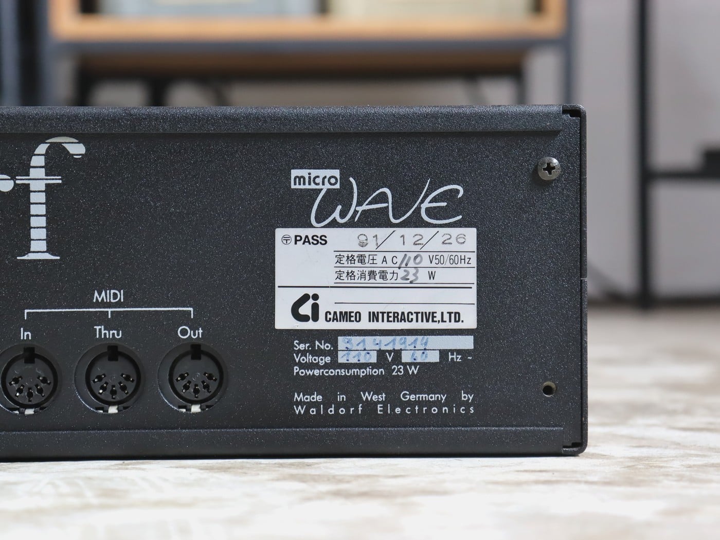 【中古】Waldorf Micro Wave ラック音源モジュール - 画像 (3)