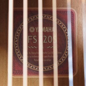 【中古・現状渡し】YAMAHA FS720 ボディトップ 割れ - 画像 (7)