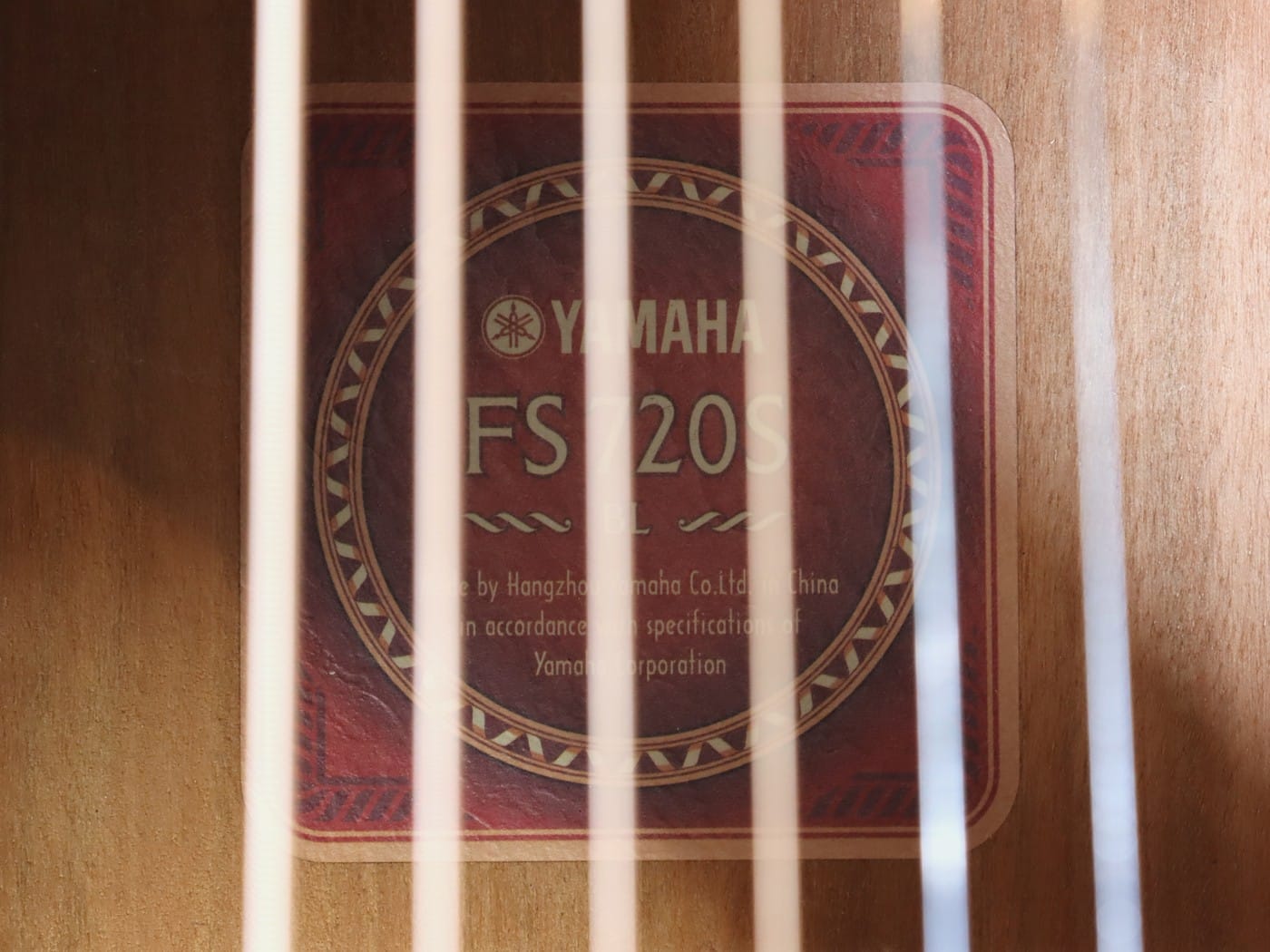 【中古・現状渡し】YAMAHA FS720 ボディトップ 割れ - 画像 (7)