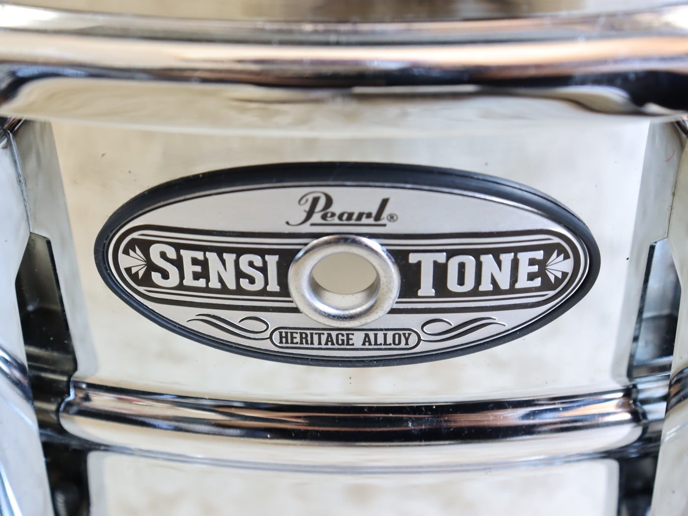 【中古】Pearl Sensitone Heritage スネア14 インチ - 画像 (4)