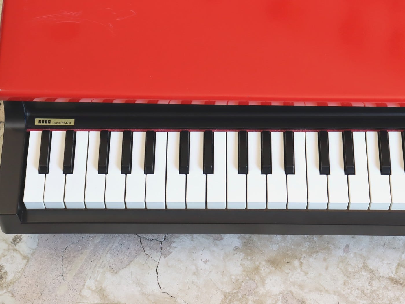 【中古】KORG microPIANO Red マイクロピアノ - 画像 (3)