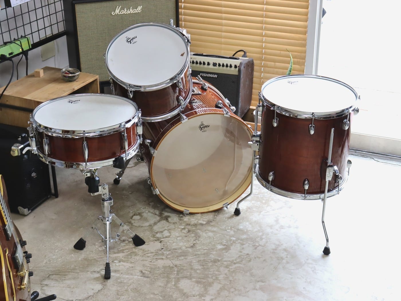 【中古】GRETSCH Catalina Club 4点 ドラムセット - 画像 (2)