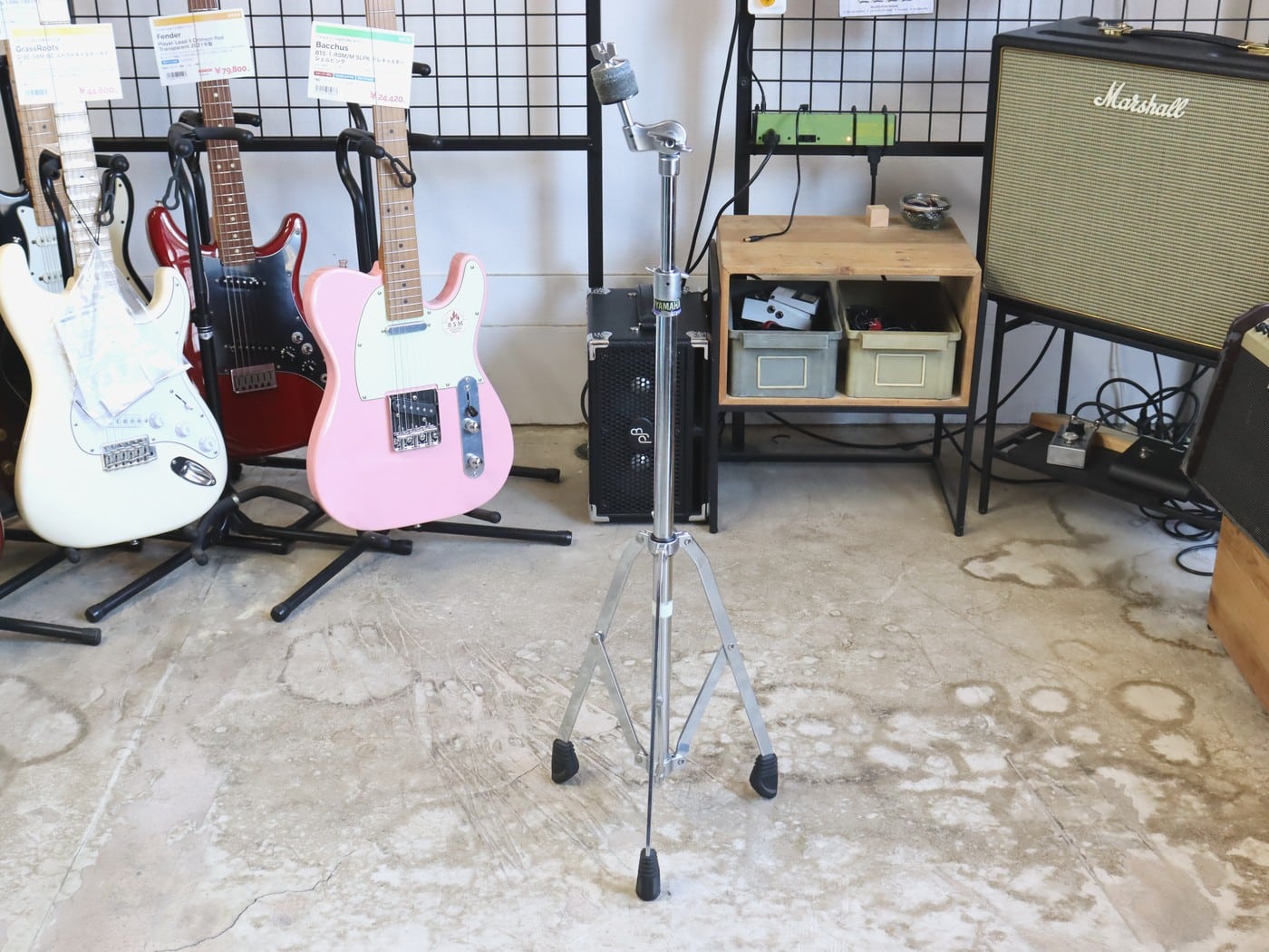 【中古】YAMAHA CS651A シンバルスタンド ストレート シングルレッグ