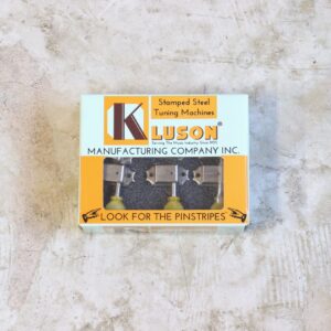 【中古】Kluson 3+3 PEARL SINGLE RING SINGLE LINE- NICKEL relic ギターぺグ