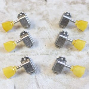 Alternative view of 【中古】Kluson 3+3 PEARL SINGLE RING SINGLE LINE- NICKEL relic ギターぺグ