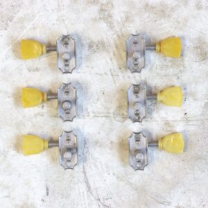 【中古】Kluson 3+3 PEARL SINGLE RING SINGLE LINE- NICKEL relic ギターぺグ - 画像 (3)